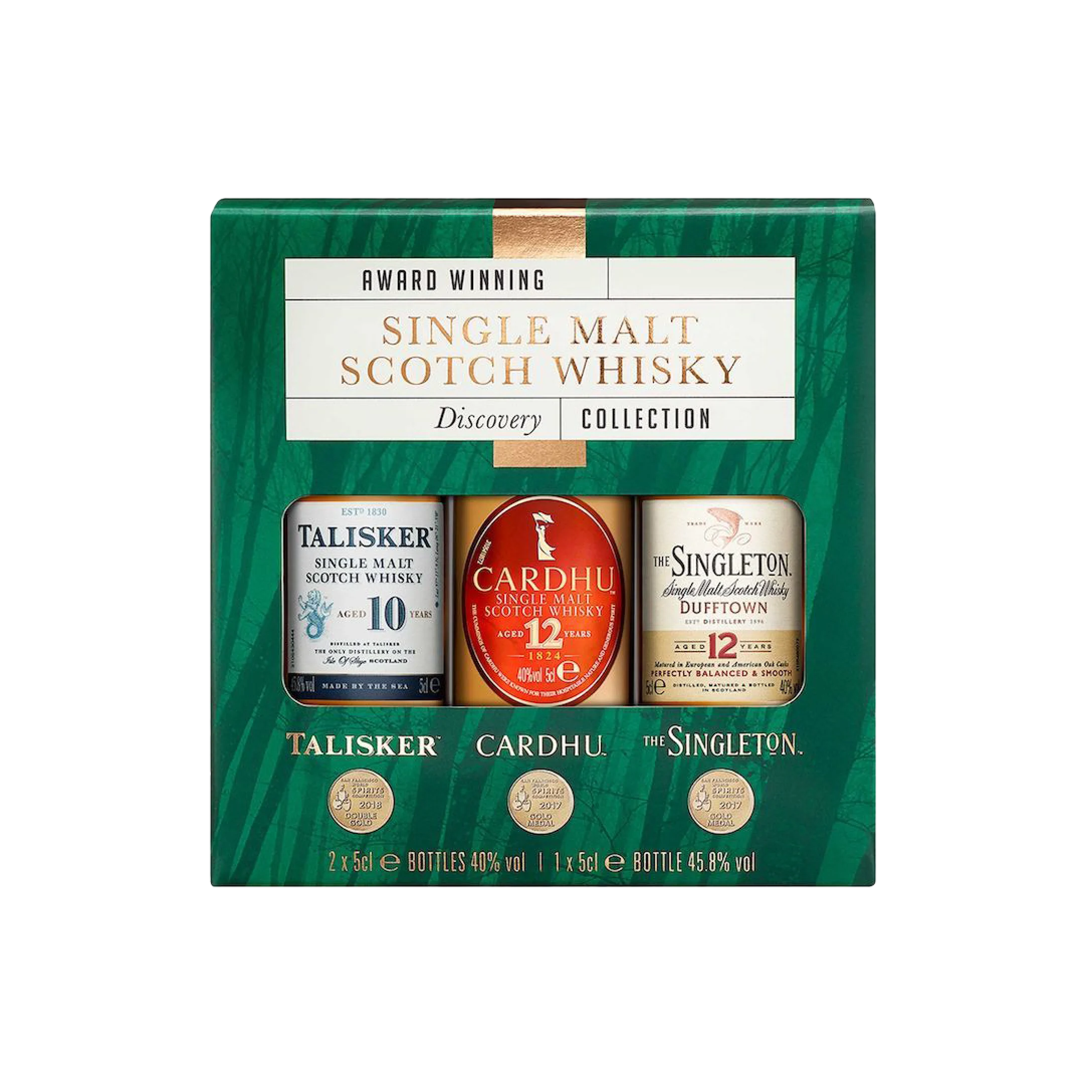 Classic Malts Exploration Pack Single Malt Scotch Whisky, 3x5cl