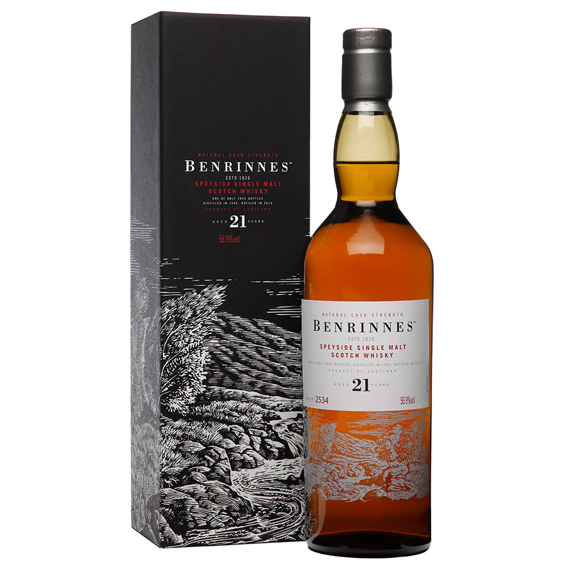 Benrinnes 21 Year Old Single Malt Scotch Whisky 700ml