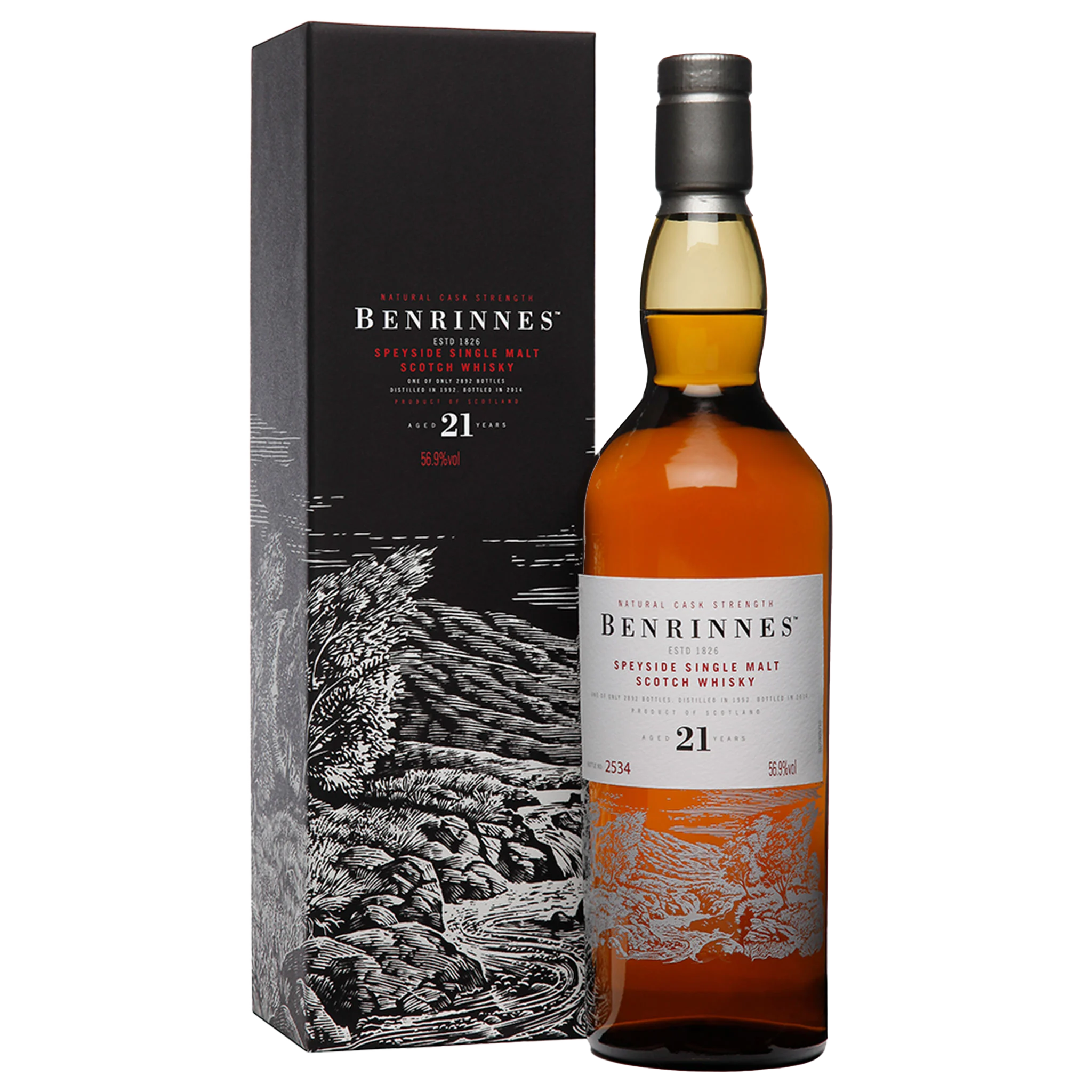 Benrinnes 21 Year Old Single Malt Scotch Whisky 700ml
