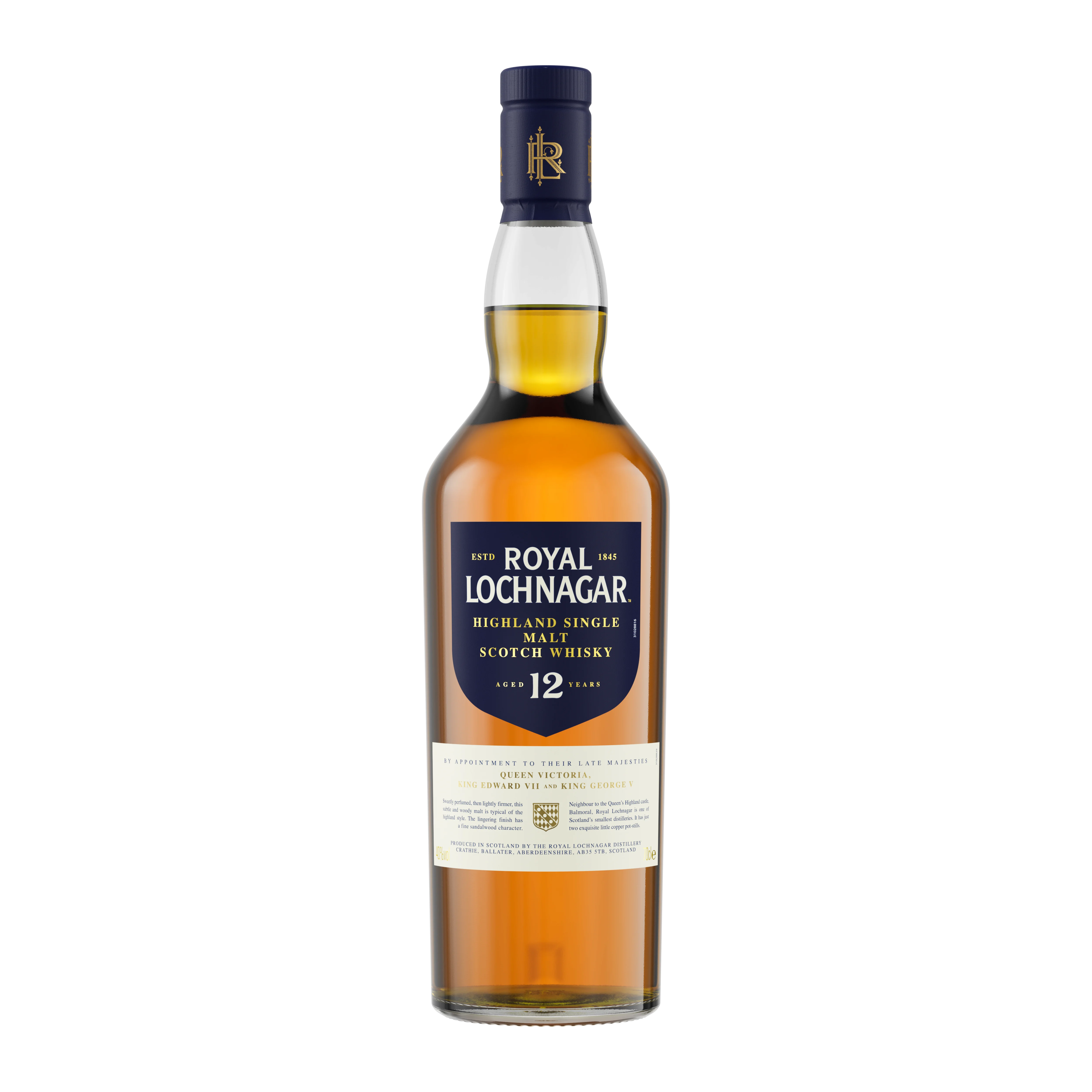 Royal Lochnagar 12 Year Old Single Malt Scotch Whisky, 70cl