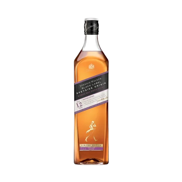 Johnnie Walker Black Label Speyside Origin Blended Scotch Whisky, 1L