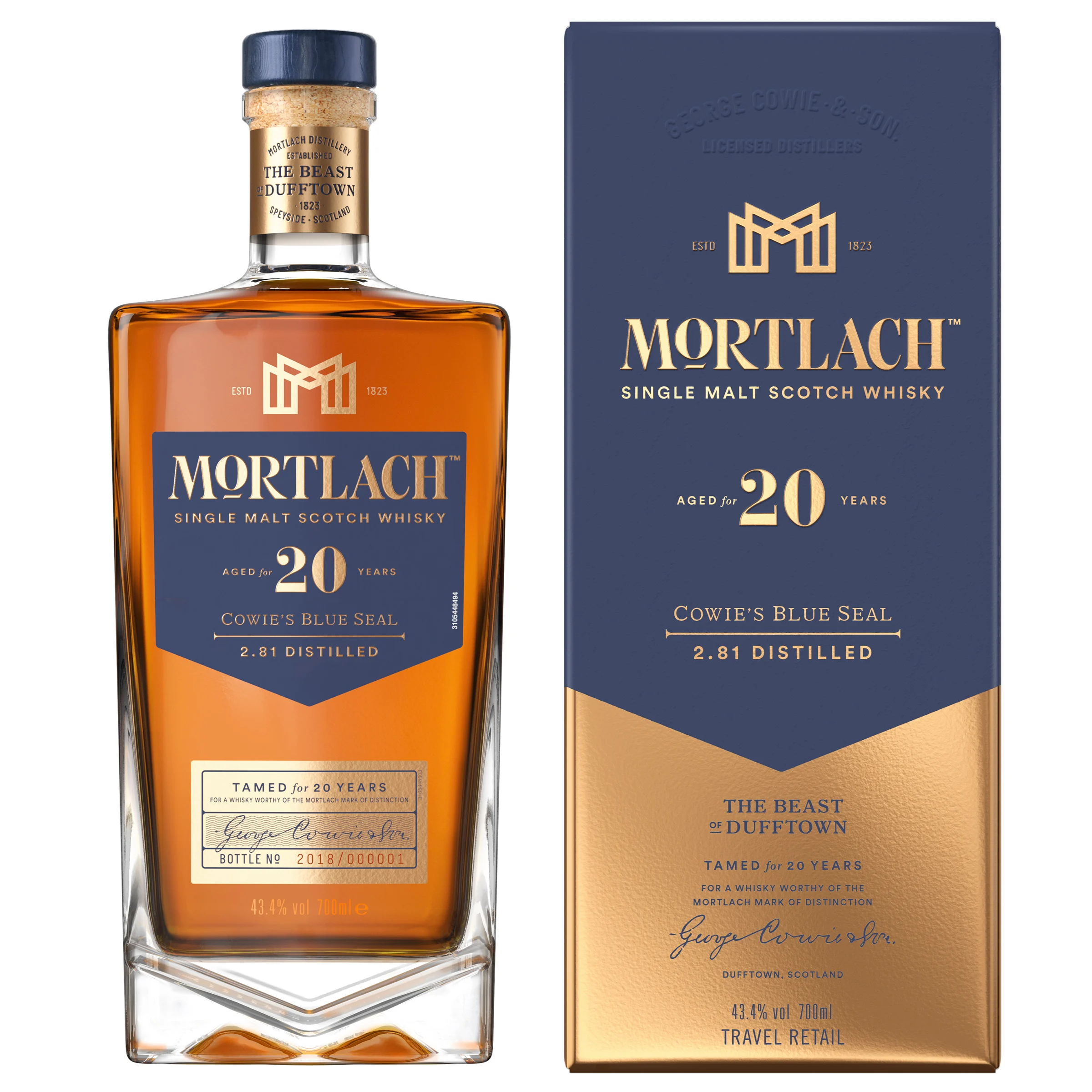 Mortlach 20 Year Old Single Malt Scotch Whisky 700ml 