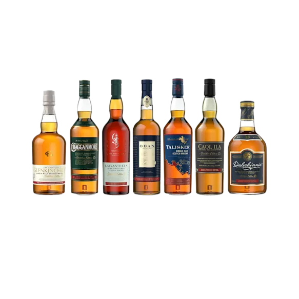 Distillers Edition Single Malt Scotch Whisky Bundel, 7x70cl