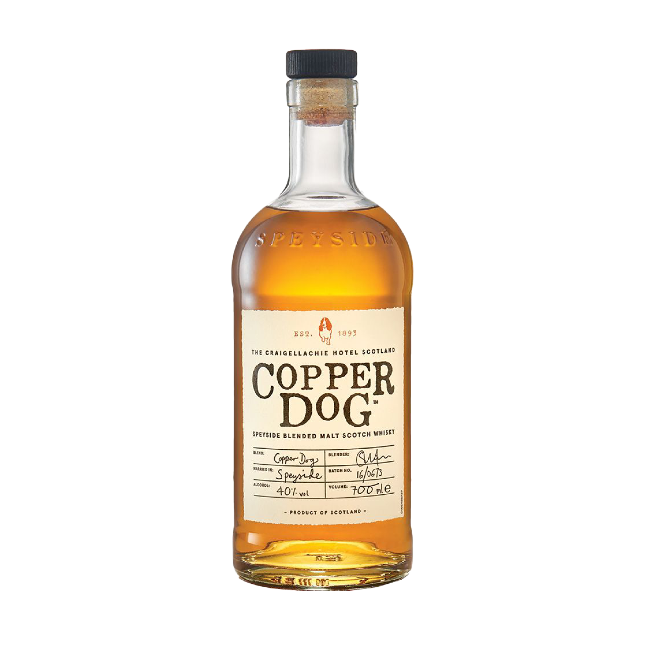 Copper Dog Blended Malt Scotch Whisky, 70cl