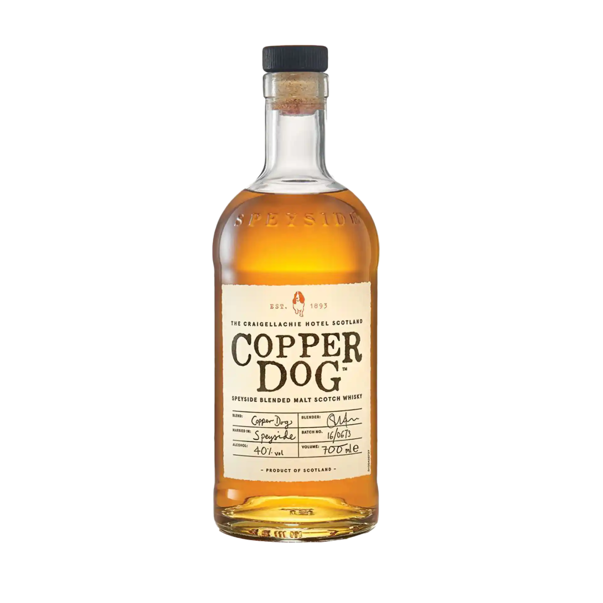 Copper Dog Blended Malt Scotch Whisky, 70cl