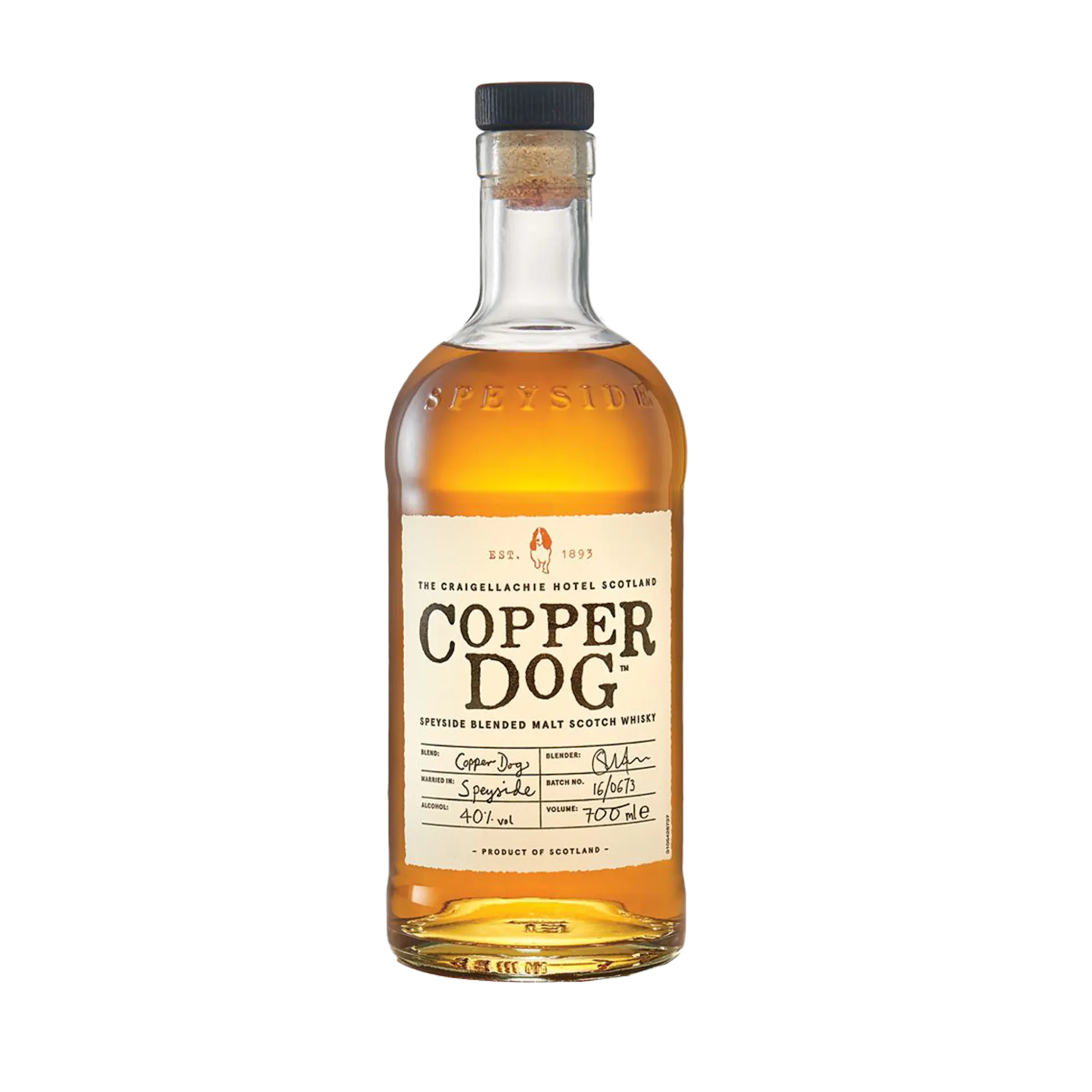 Copper Dog Blended Malt Scotch Whisky, 70cl