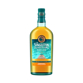 The Singleton Glen Ord Into the Blue Single Malt Whisky Bottle - No background