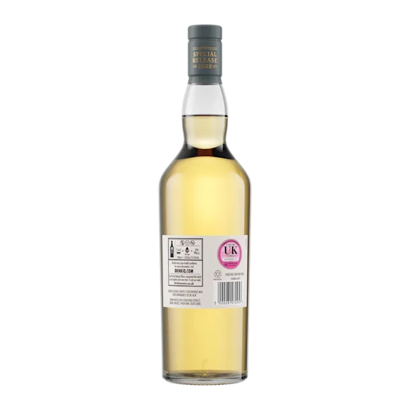 Oban 10 Year Old Special Releases 2022 Single Malt Scotch Whisky, 70cl - Back of Bottle