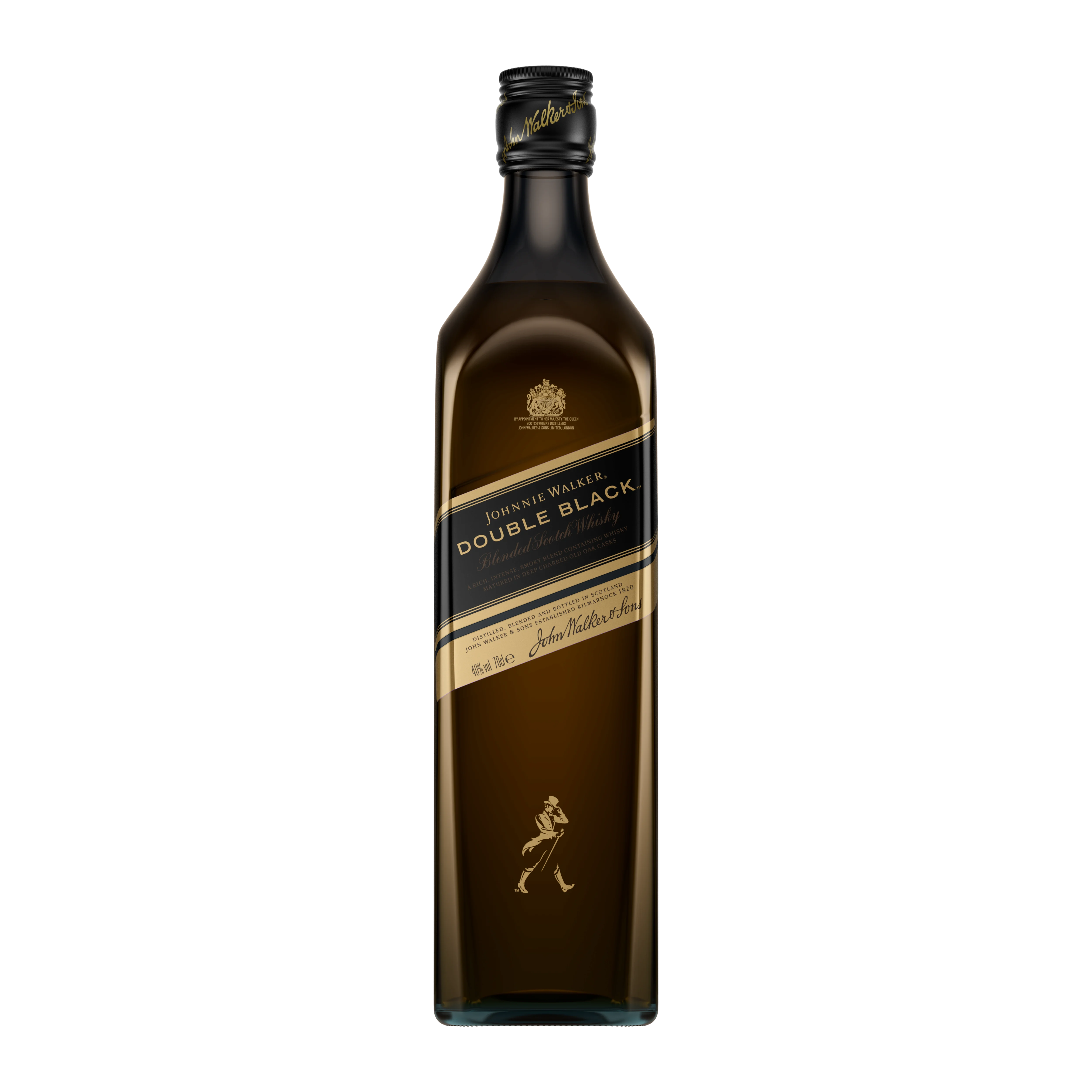 Johnnie Walker Double Black Blended Scotch Whisky, 70cl