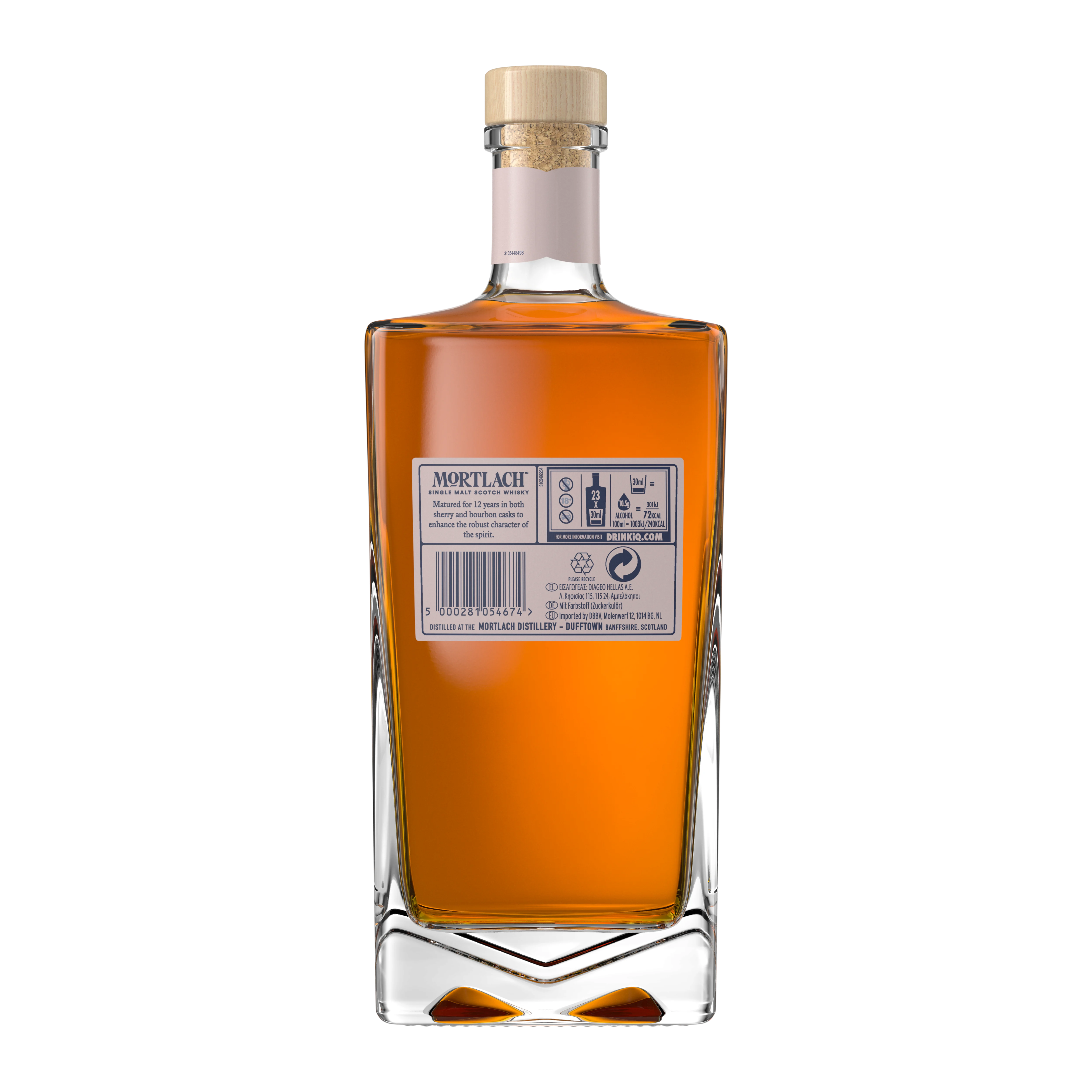 Flesweergave van Mortlach 12 Year Old Single Malt Scotch Whisky, 70cl