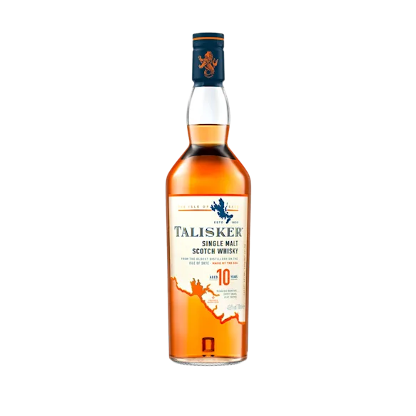 Talisker 10 Year Old Single Malt Scotch Whisky bottle