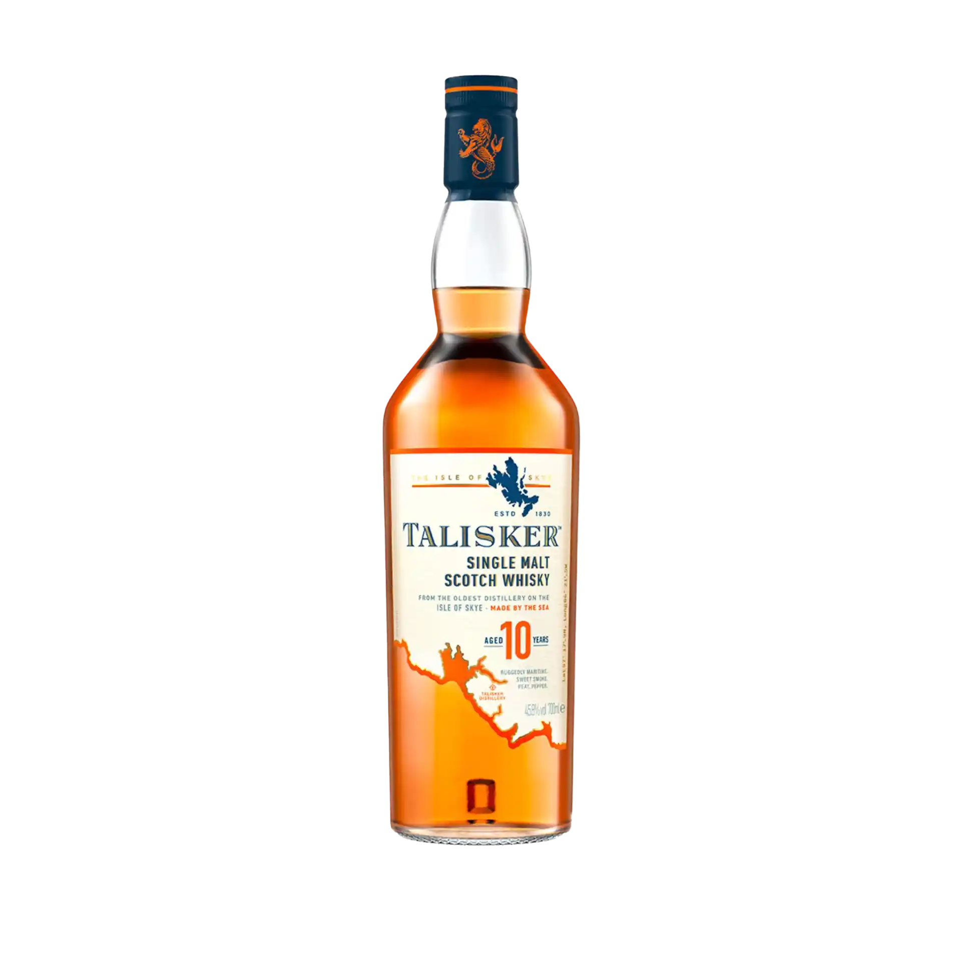 Talisker 10 Jaar Oude Single Malt Scotch Whisky, 70cl