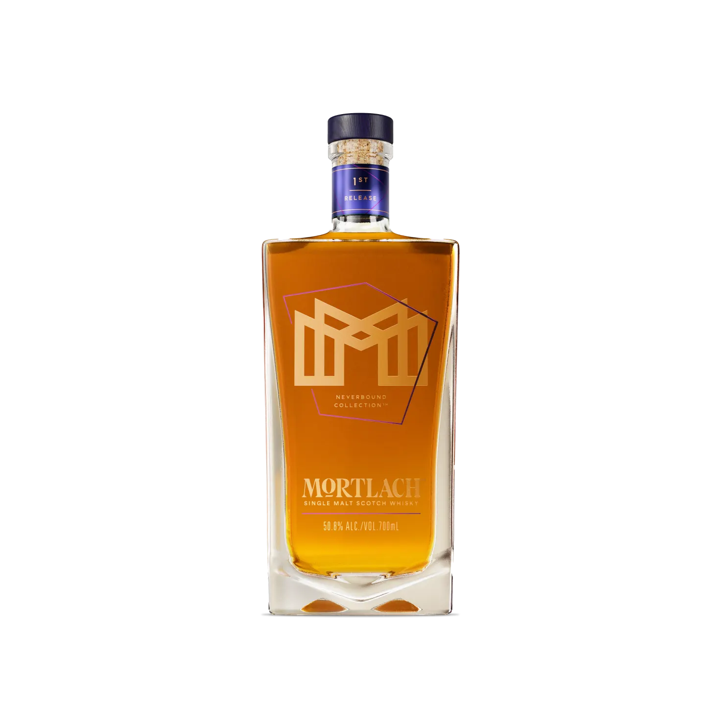 Front of bottle for Mortlach Neverbound  Collection - Release 01 
