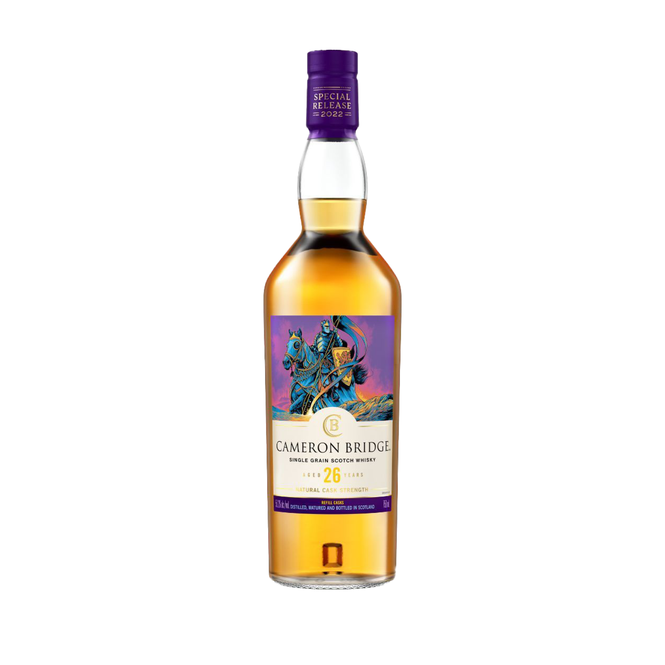 Cameronbridge 26 Year Old Special Releases 2022 Single Grain Scotch Whisky, 750ml