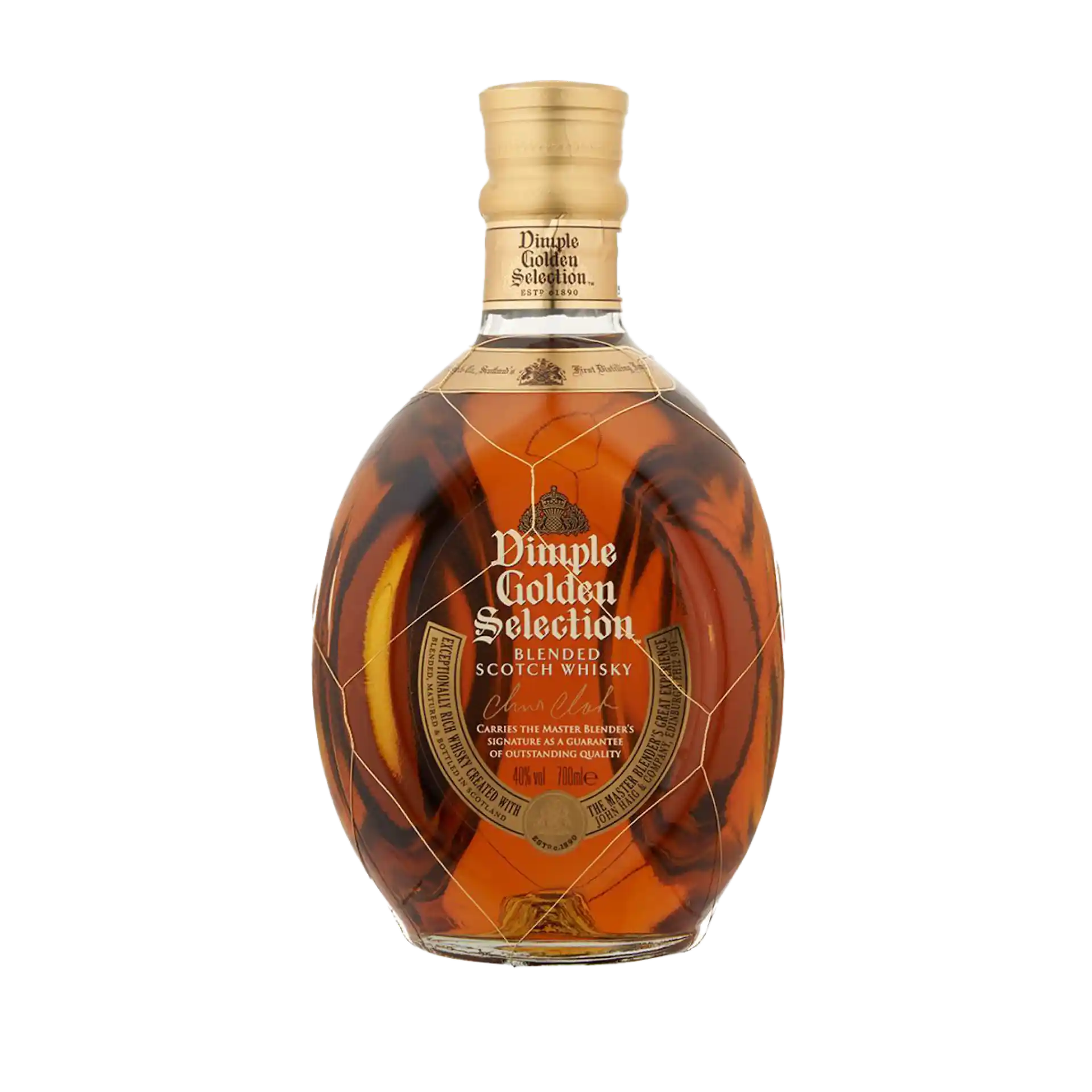 Dimple Golden Selection Blended Scotch Whiskey, 70cl