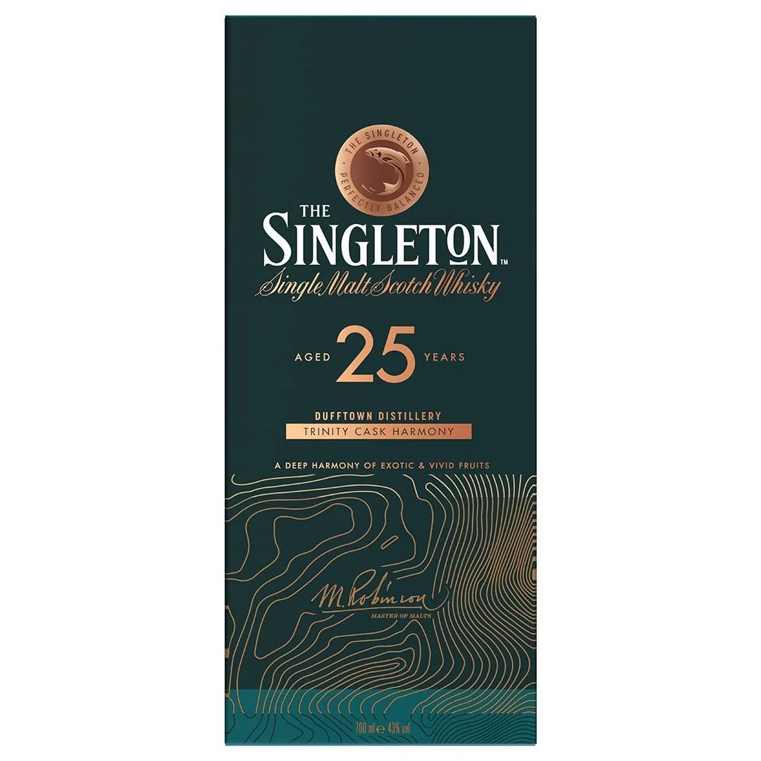 The Singleton of Dufftown 25 Year Old Single Malt Scotch Whisky, 70cl - Box