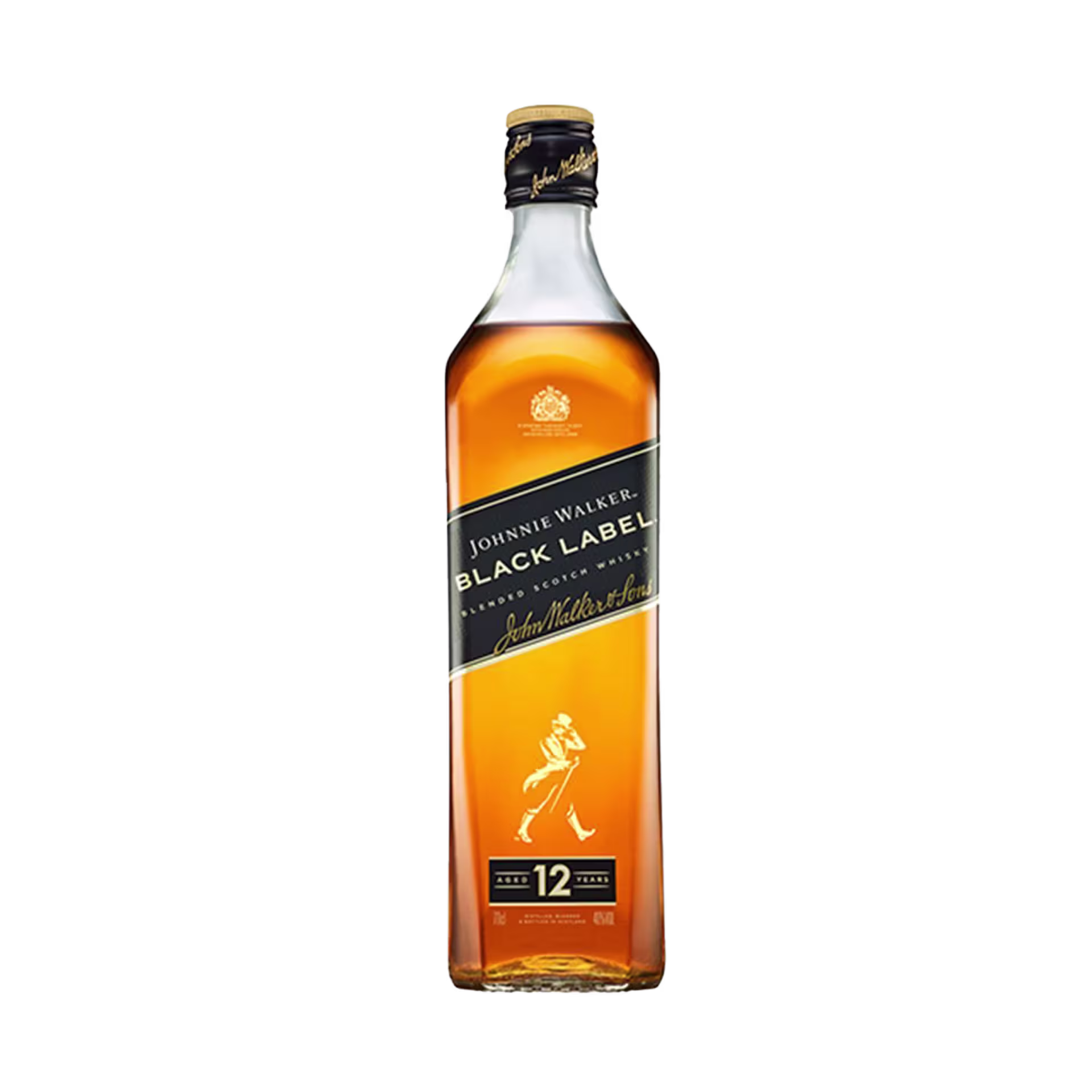 Johnnie Walker Black Label Blended Scotch Whisky, 70cl