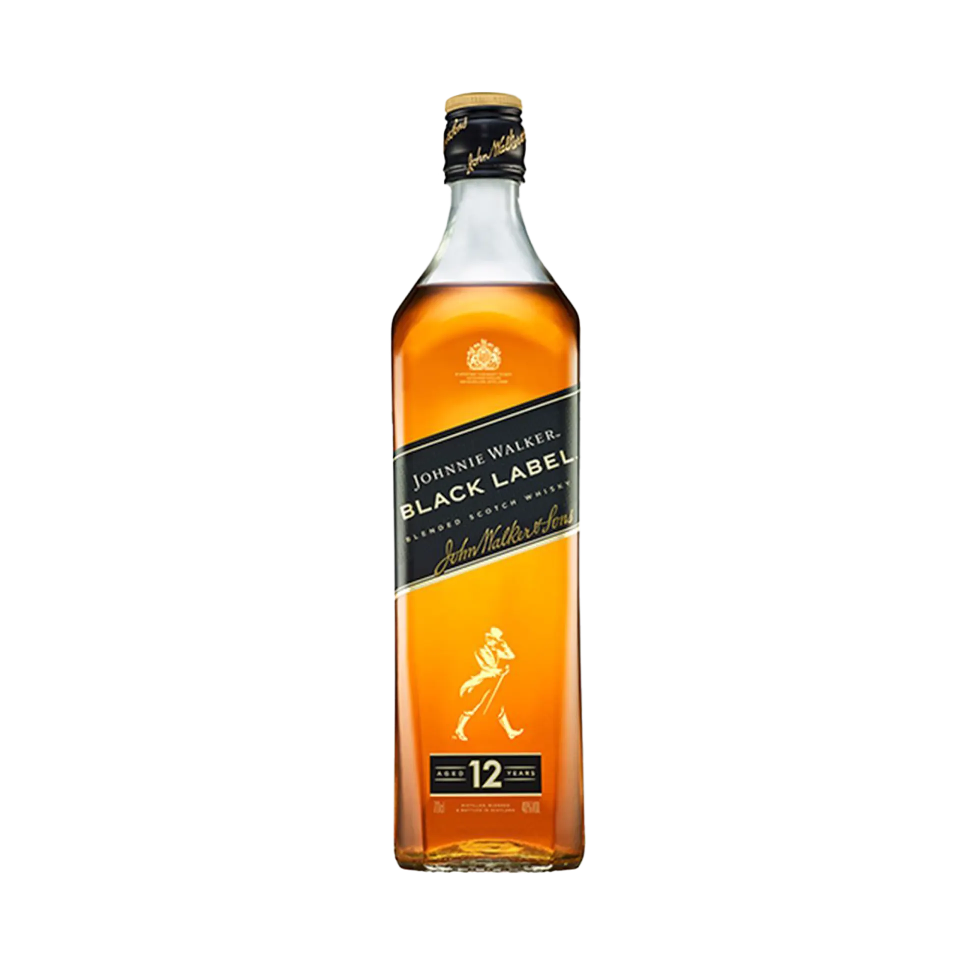 Johnnie Walker Black Label Blended Scotch Whisky, 70cl