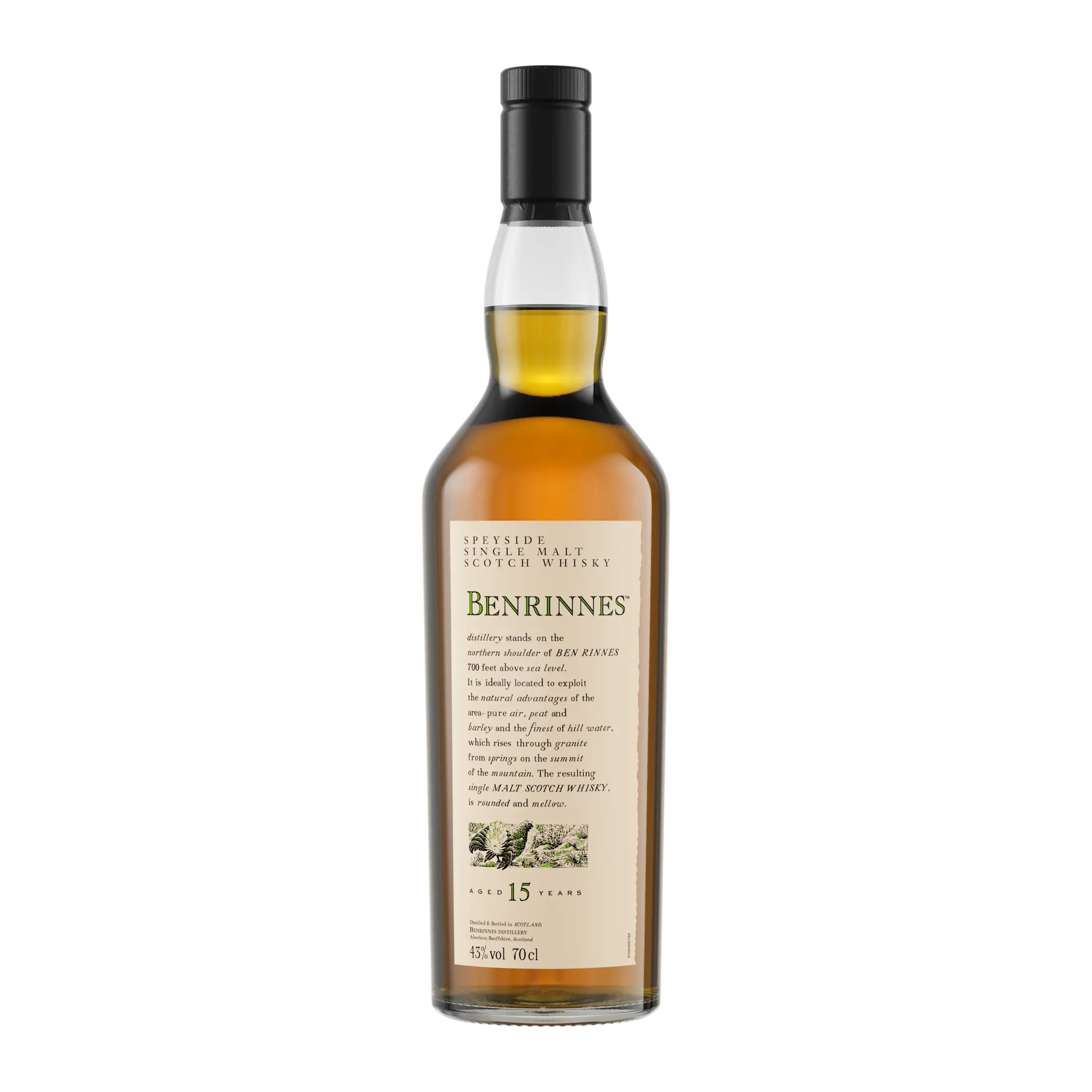 Video - Benrinnes 15 Year Old Flora & Fauna Single Malt Whisky, 70cl NE 