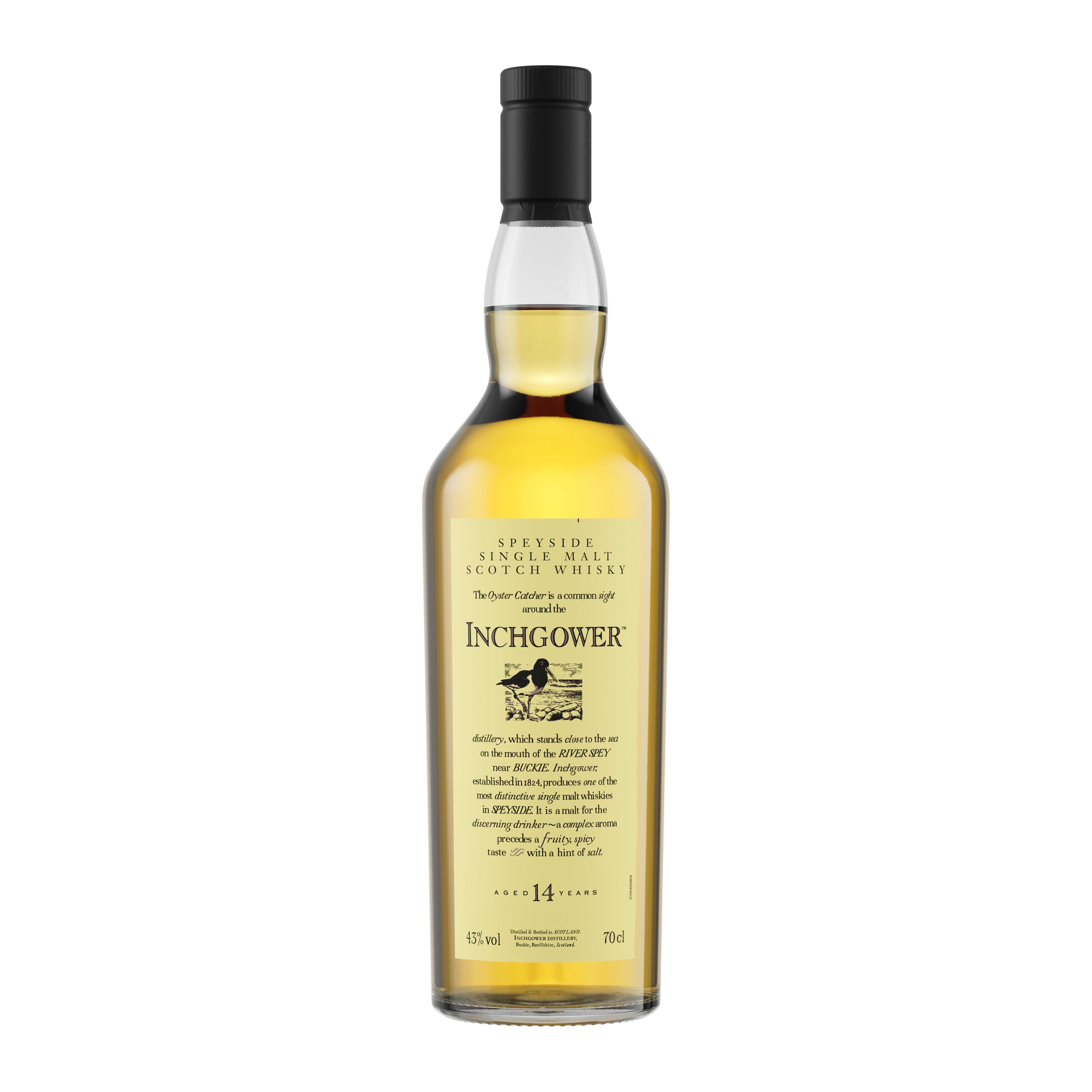 Inchgower 14 Year Old Flora & Fauna Single Malt Whisky, 70cl NE