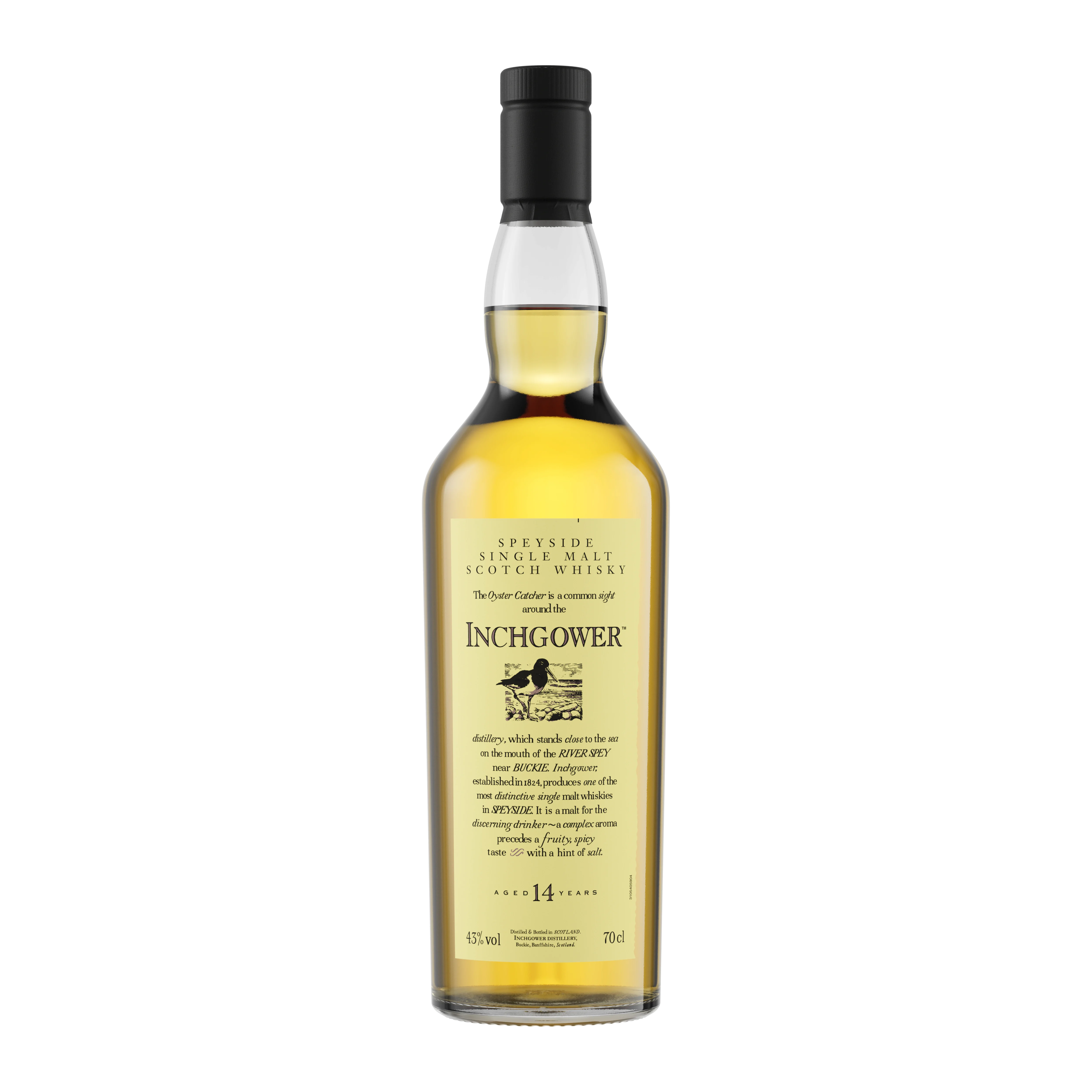 Inchgower 14 Year Old Flora & Fauna Single Malt Whisky, 70cl NE