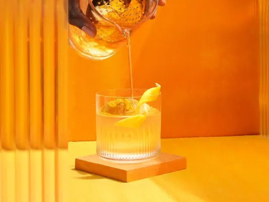 Rusty Nail Cocktail in a glass
