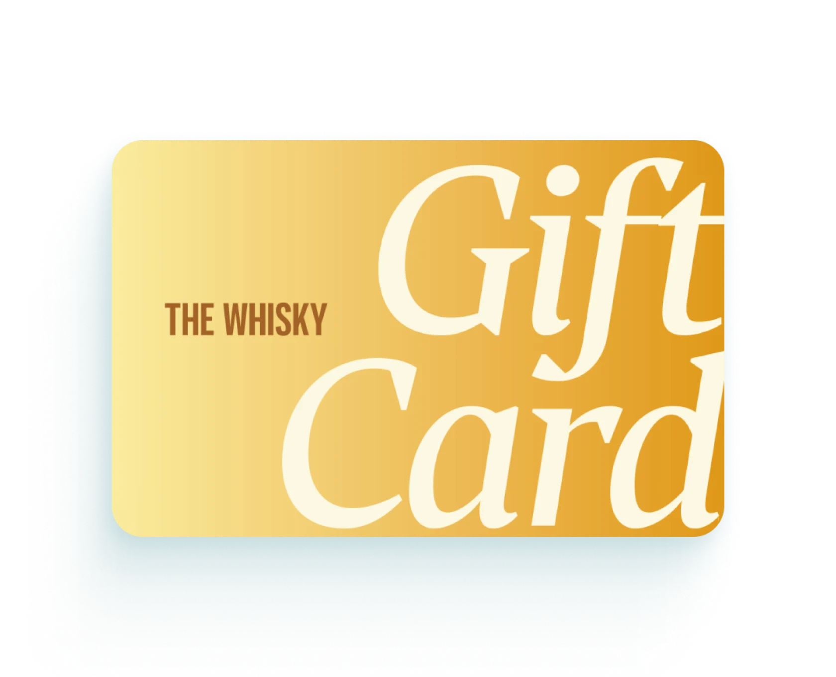 Terms and conditions The Whisky Gift Card