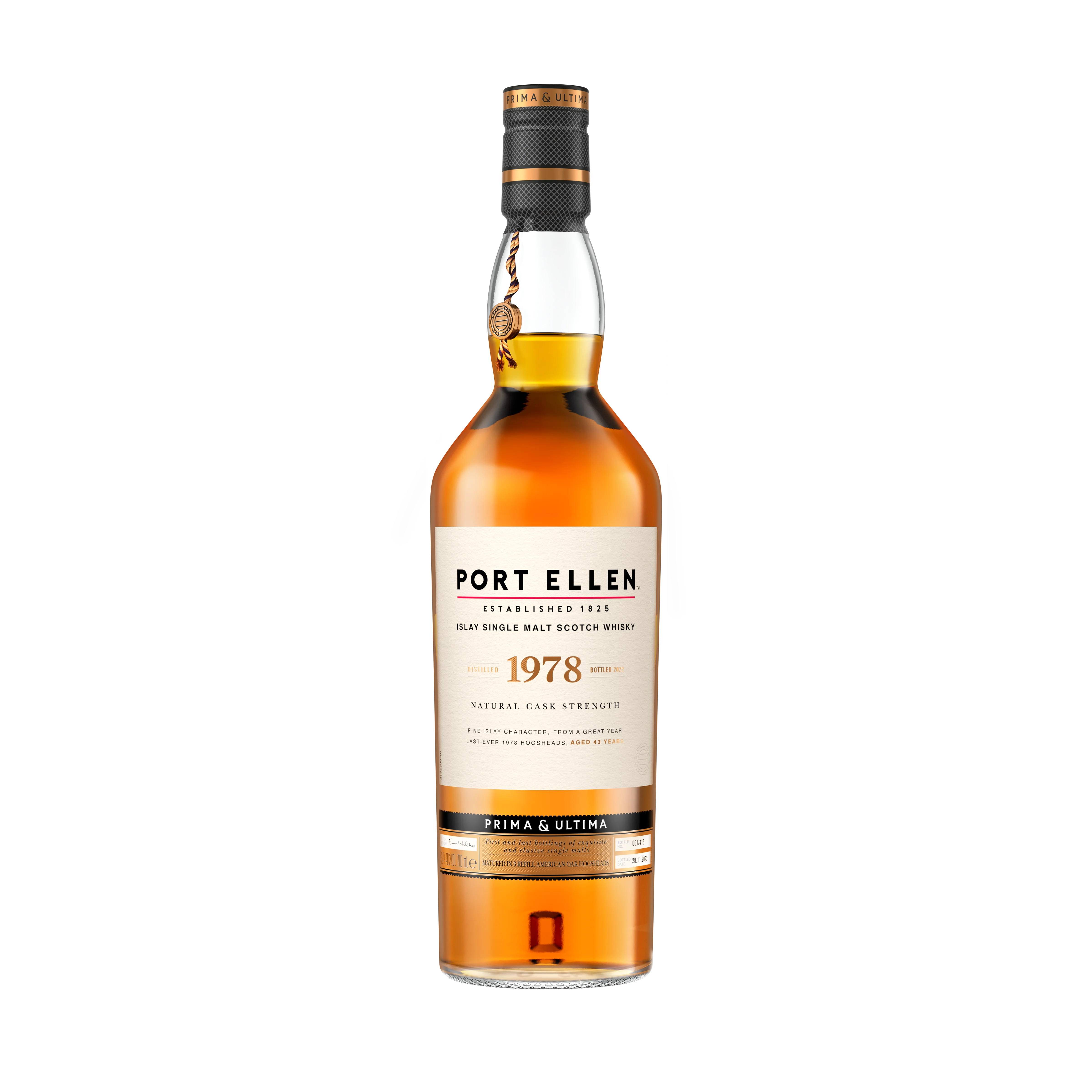 Port Ellen 1978 Single Malt Scotch Whisky Prima & Ultima Fourth Release Front of Bottle