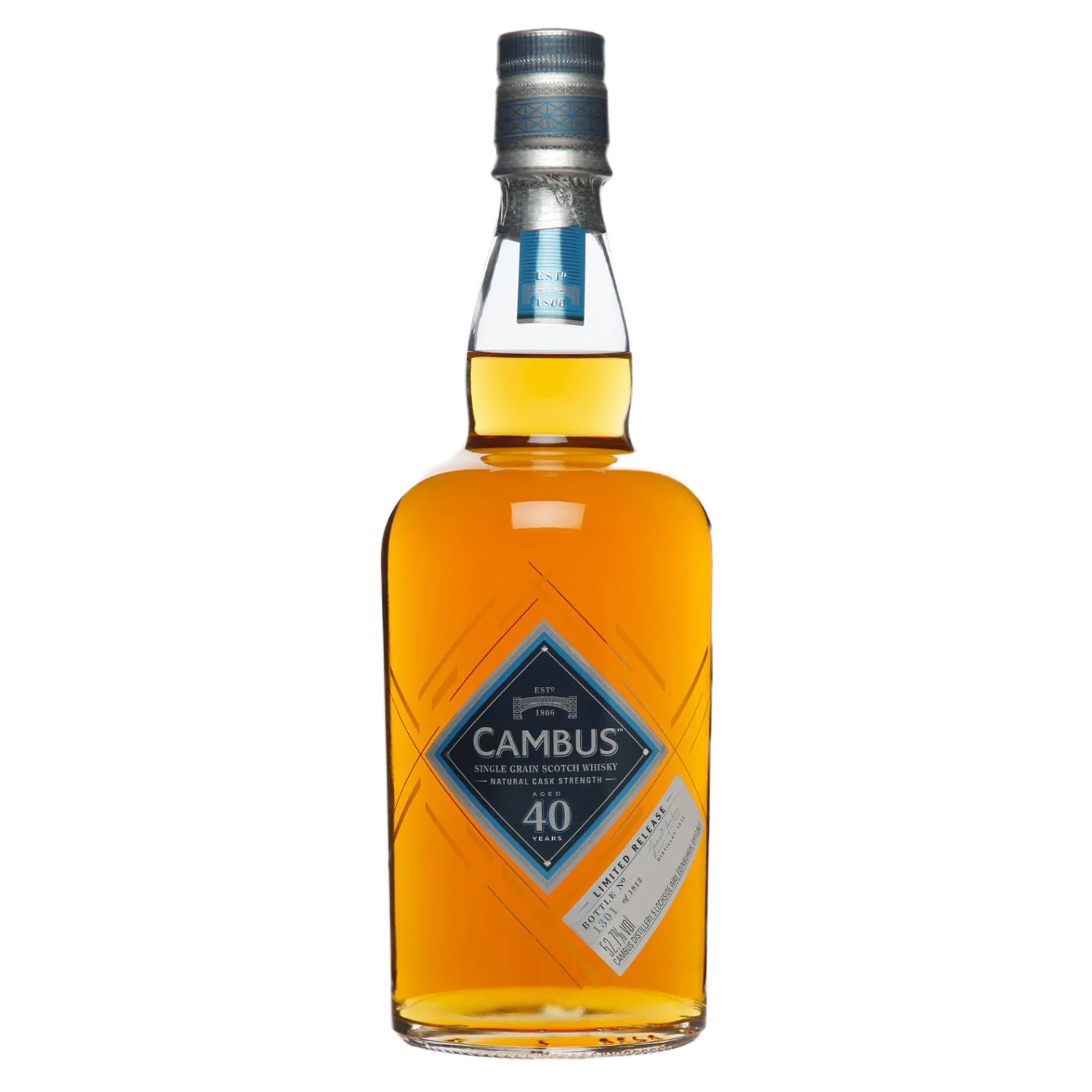 Cambus 40 Year Old Single Grain Scotch Whisky 700ml
