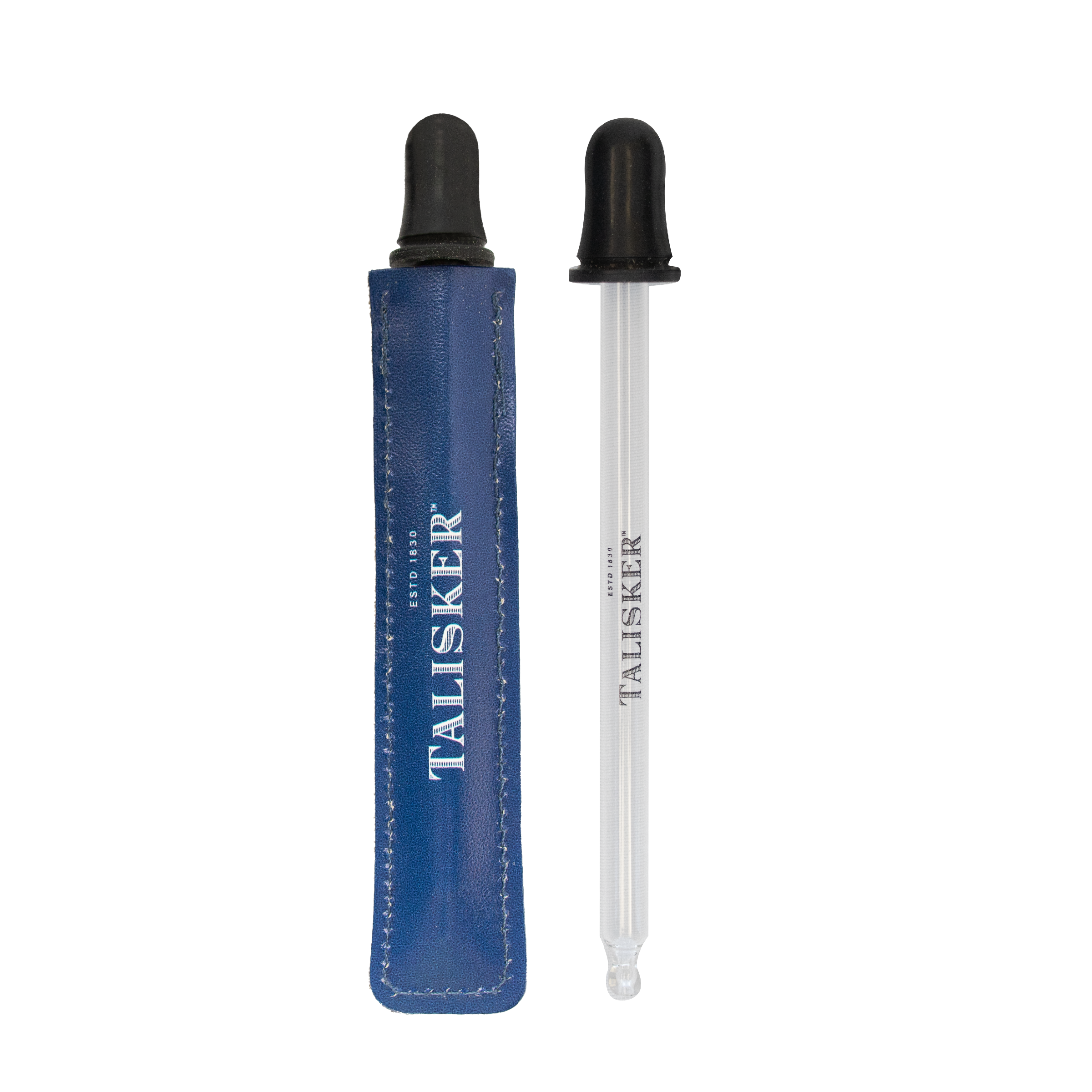 Talisker water dropper with branded sleeve.