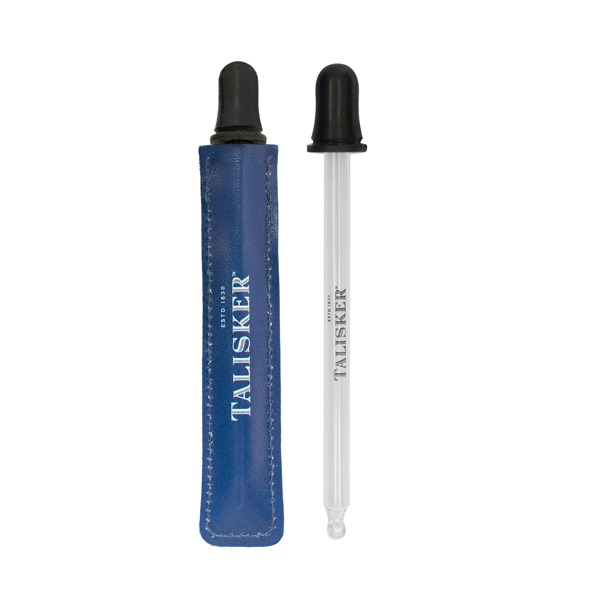 Talisker water dropper with branded sleeve.