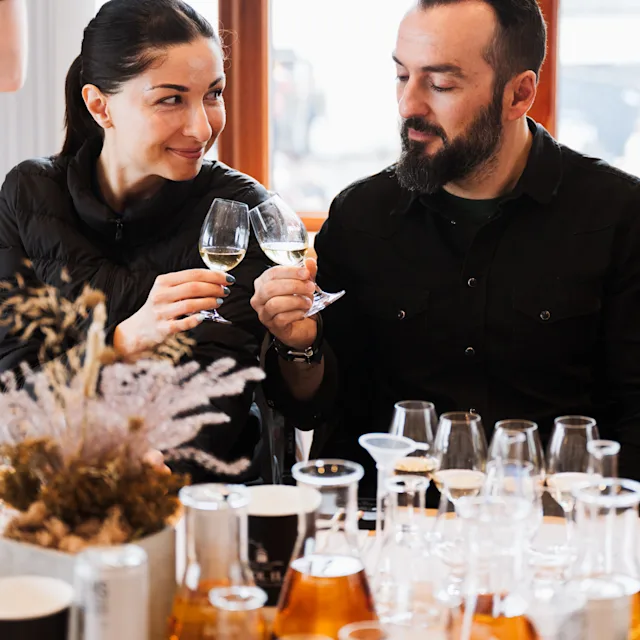 Ein Boot auf dem Wasser bei Fèis Ìle