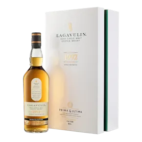 Lagavulin 1992 Single Malt Whisky - Prima & Ultima Second Release Front of Bottle