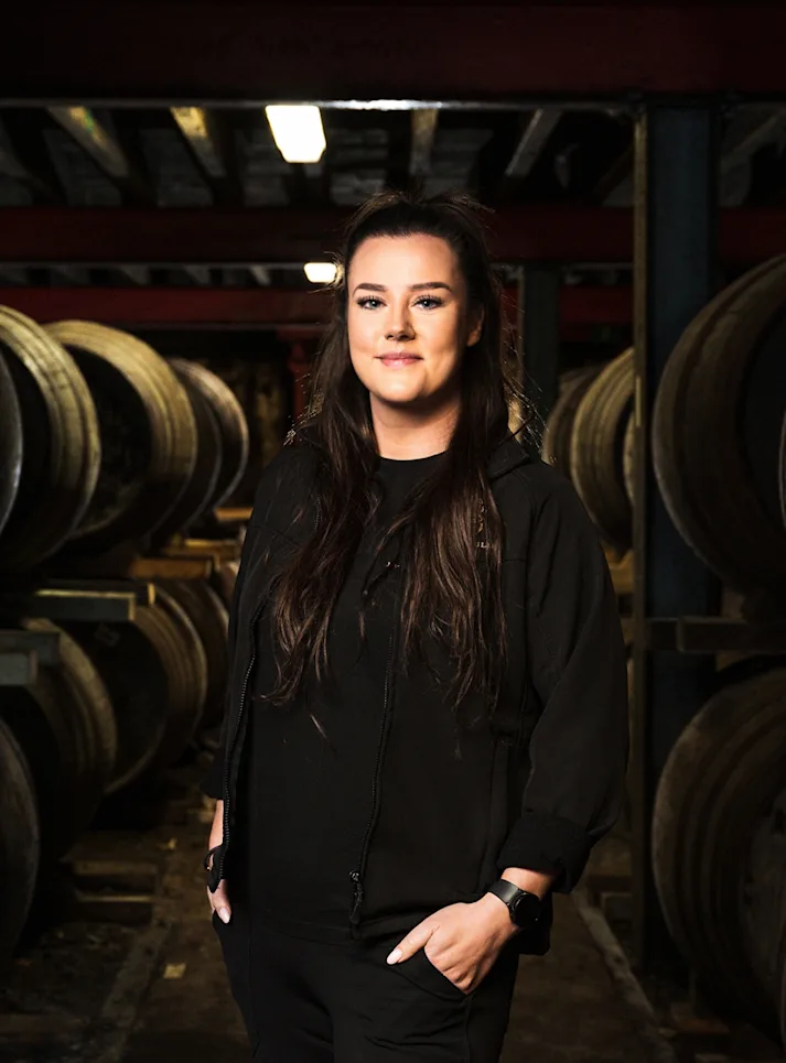 Kirsten Robertson of the Lagavulin distillery, on the Isle of Islay