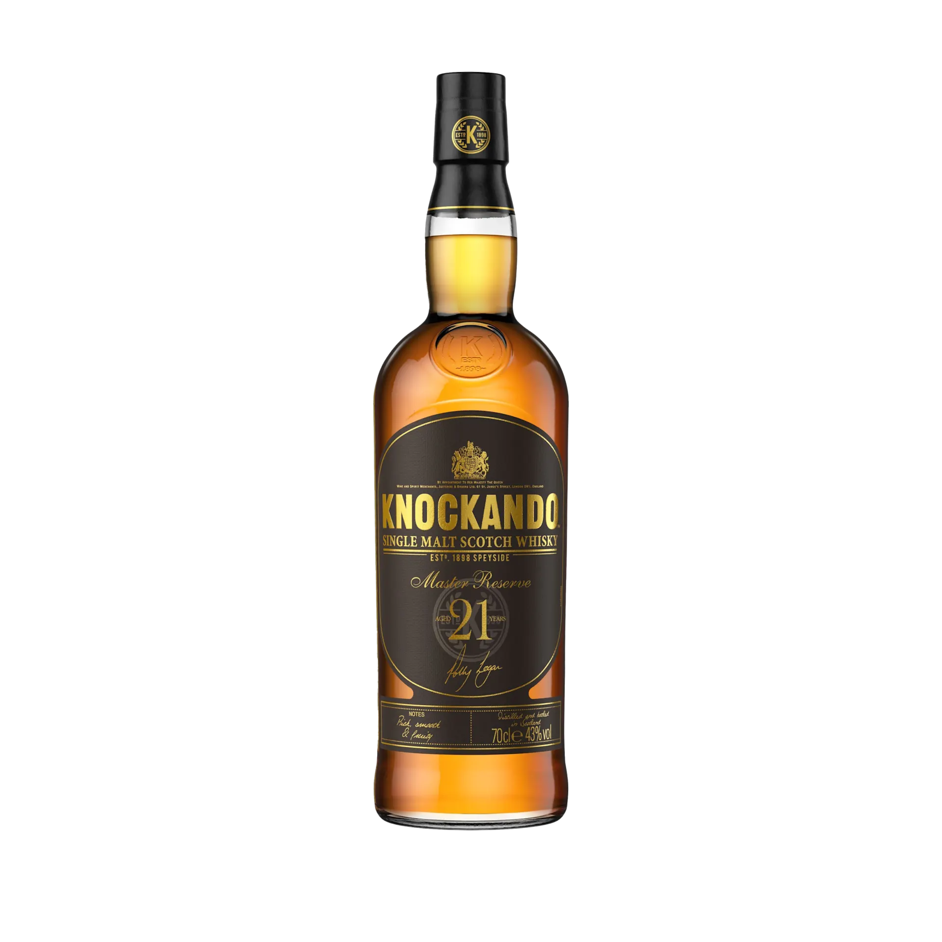 Knockando 21 Jaar Oude Single Malt Scotch Whisky 70cl