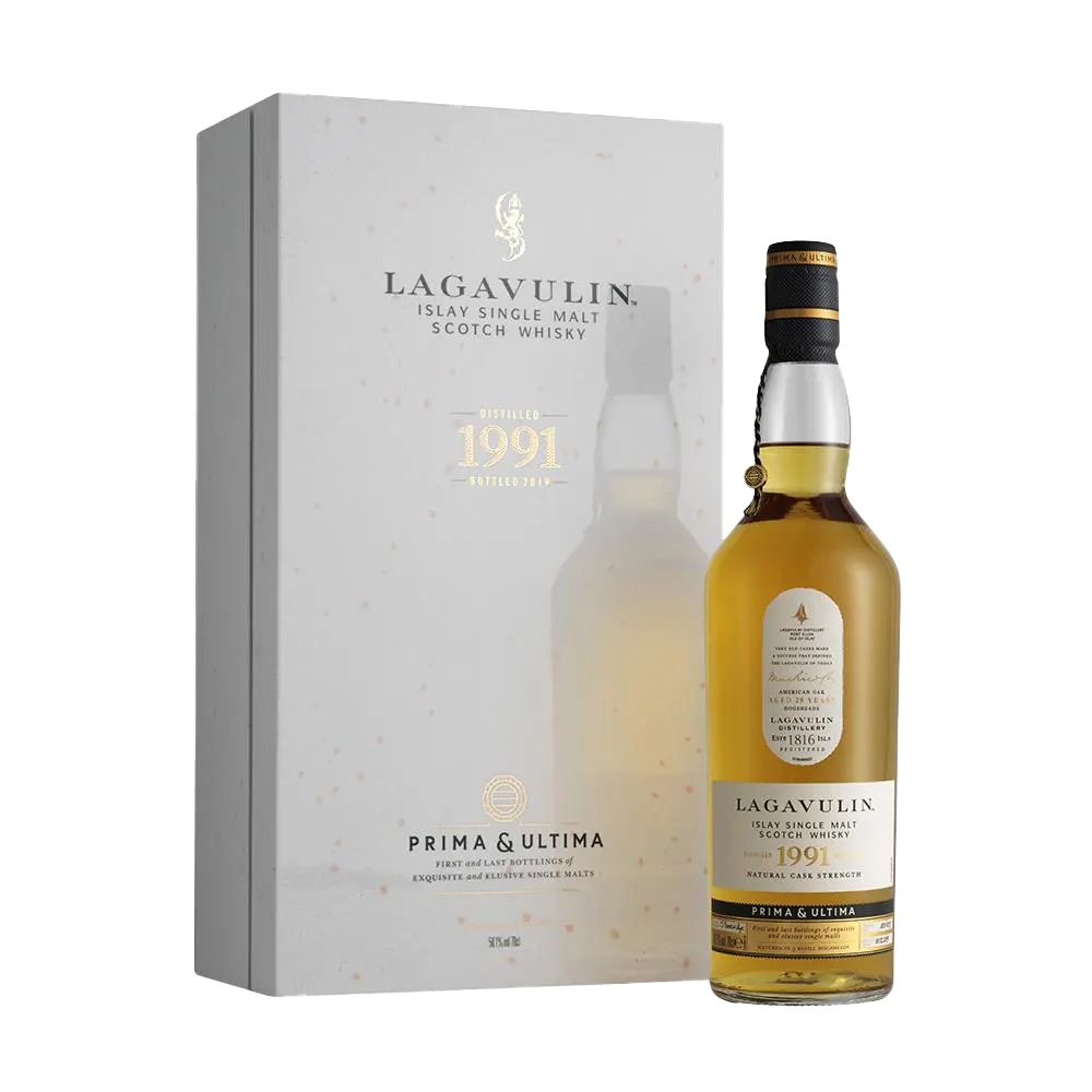 Lagavulin 28YO 1991 Prima & Ultima First Release - Front of bottle