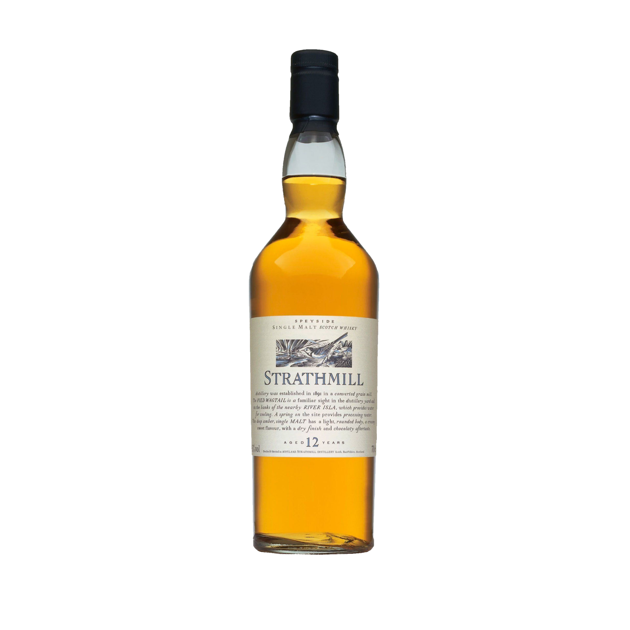 Strathmill 12 Year Old Flora & Fauna Single Malt Whisky, 70cl