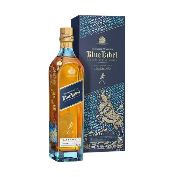 Johnnie Walker Blue Label Year of the Ox Blended Scotch Whisky, 70cl