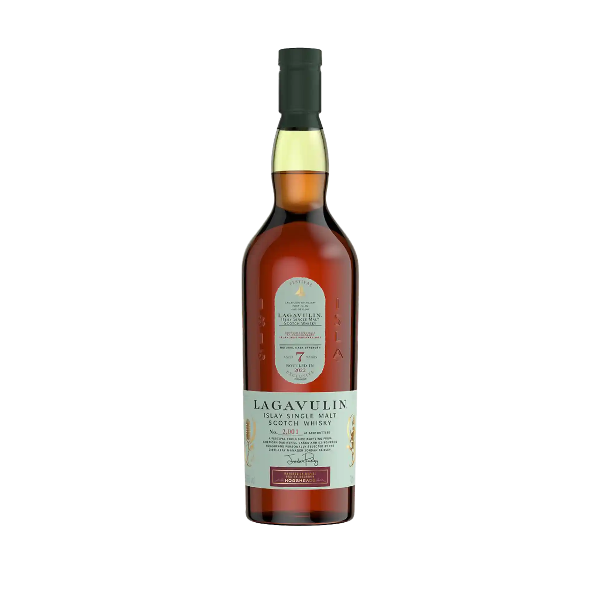 Lagavulin 7 Year Old Islay Jazz Festival 2022 Exclusive Single Malt Scotch Whisky, 70cl