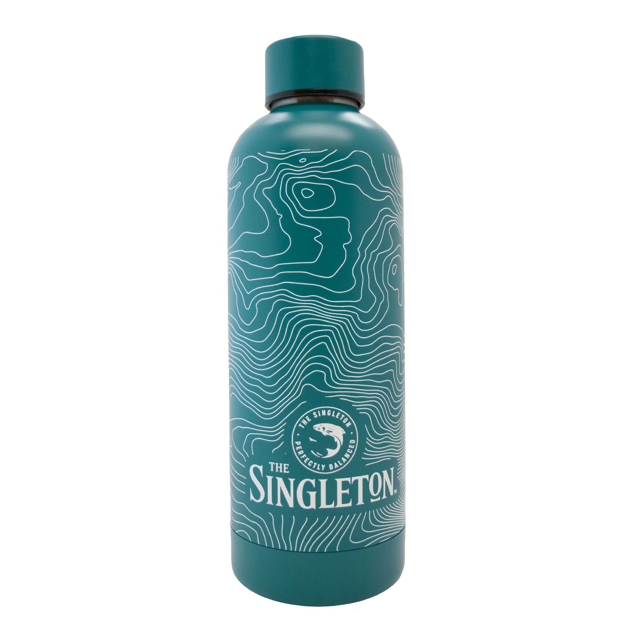 De Singleton-waterfles.