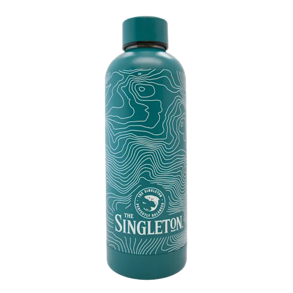 De Singleton-waterfles.