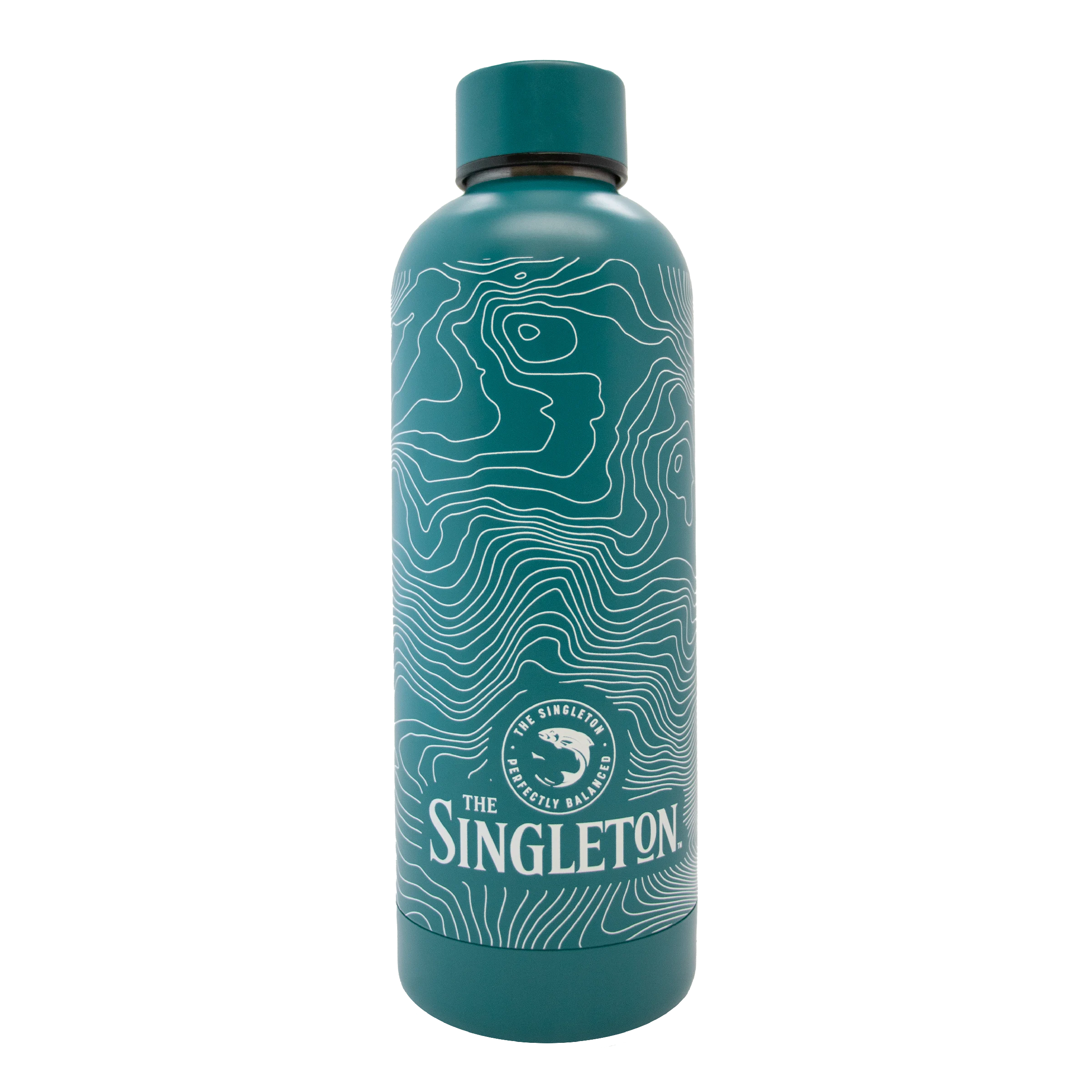 De Singleton-waterfles.