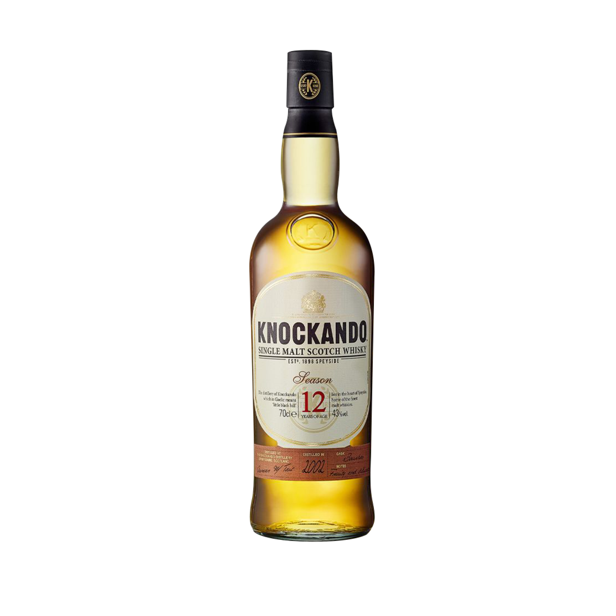 Knockando 12 Year Old Single Malt Scotch Whisky, 70cl
