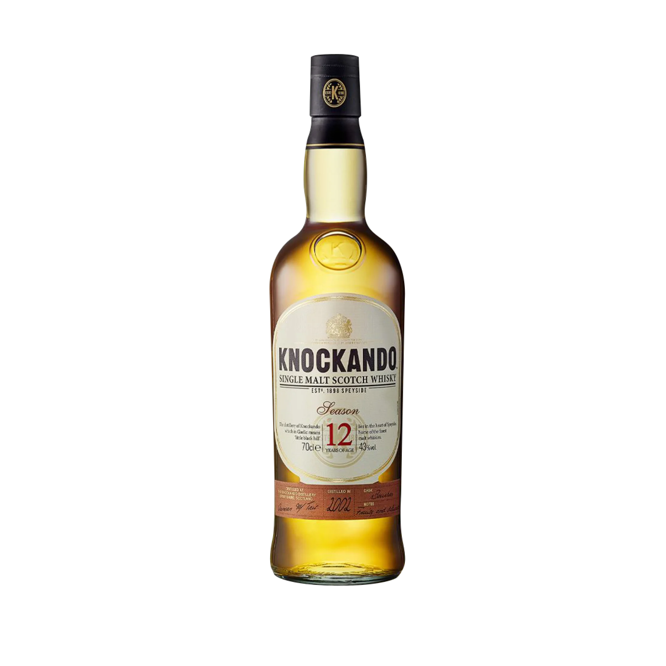 Knockando 12 Year Old Single Malt Scotch Whisky, 70cl
