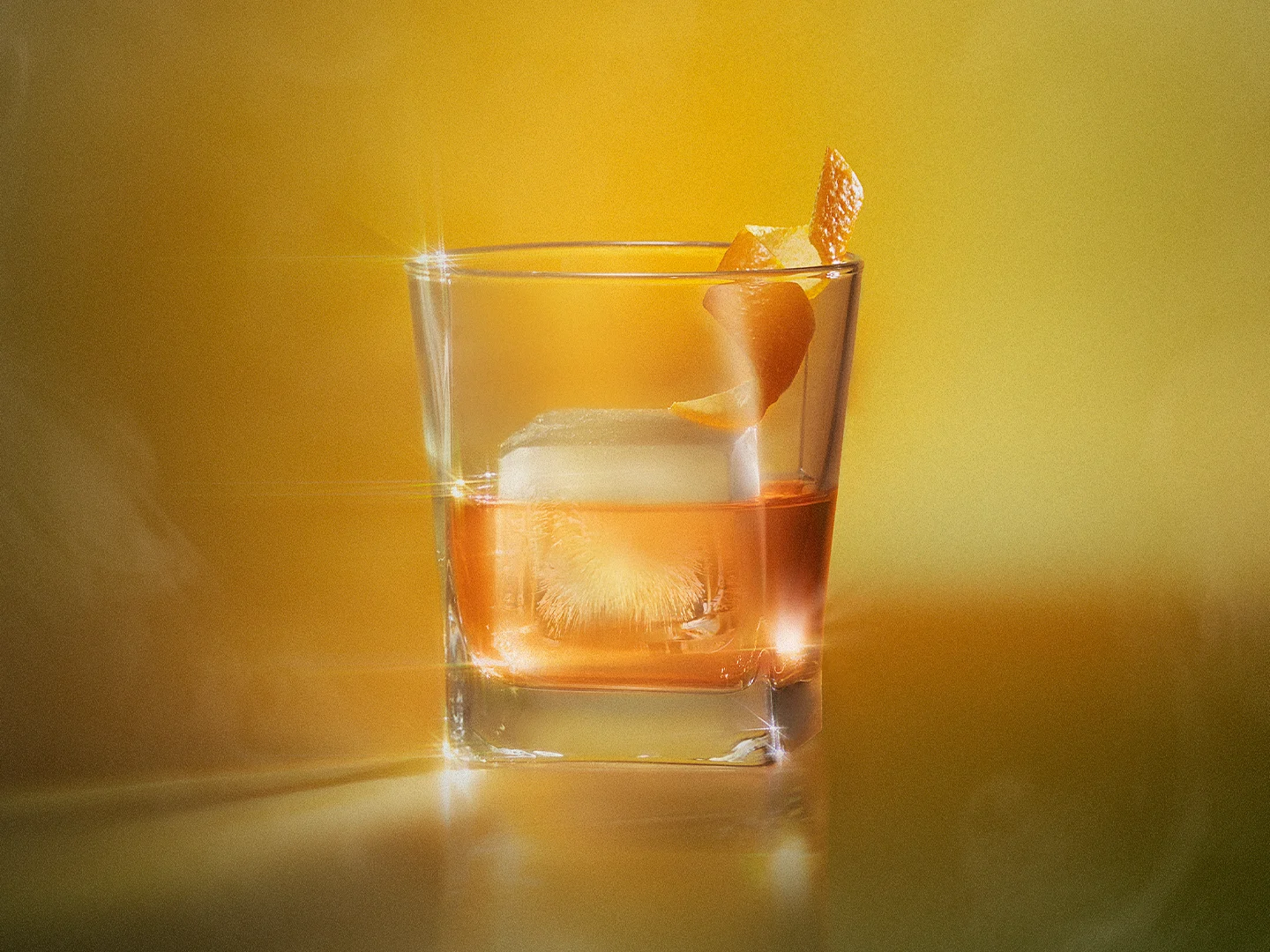 An Old Fashioned in a rocks glass