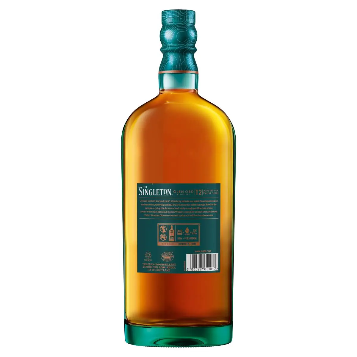 The Singleton of Glen Ord 12 Year Old Taiwan Back Label 