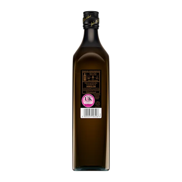 Johnnie Walker Double Black Blended Scotch Whisky, 70cl - Back of Bottle