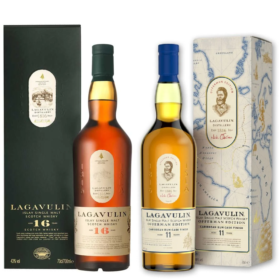 Lagavulin Offerman Edition 2024 Lagavulin 16 Jahre Islay Single Malt Scotch Whisky 2x70cl