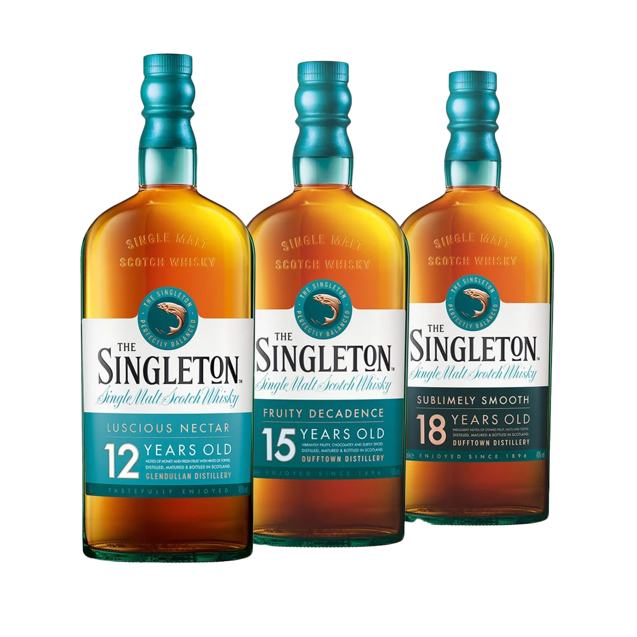 The Singleton Of Dufftown 12, 15 & 18 Year Old Whisky 3x70cl