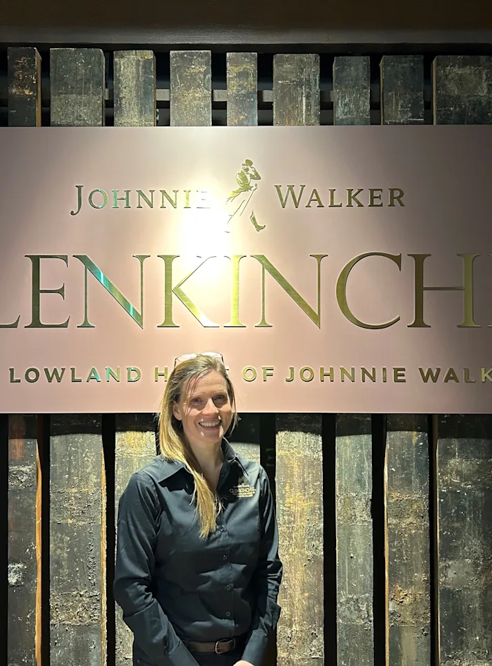 Kirsten Wilson, a site operator at Diageo distilleries including Lagavilin